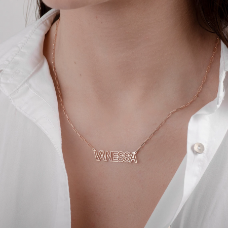 Personalized Name Necklace by MySilverStation•Sterling Silver, Gold & Rose Gold • Perfect Gift for Her • Necklaces For Women • New Year Gift