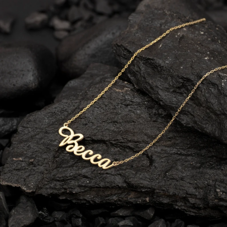 Personalized Name Necklace by MySilverStation • Sterling Silver, Gold & Rose Gold•Perfect Gift for Her•Necklaces For Women•New Year Gift 