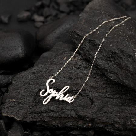 Personalized Name Necklace by MySilverStation • Sterling Silver, Gold & Rose Gold•Perfect Gift for Her•Necklaces For Women•New Year Gift