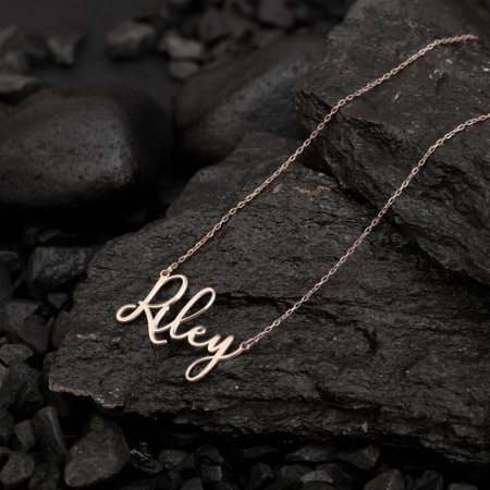 Personalized Name Necklace by MySilverStation • Sterling Silver, Gold & Rose Gold•Perfect Gift for Her•Necklaces For Women•New Year Gift